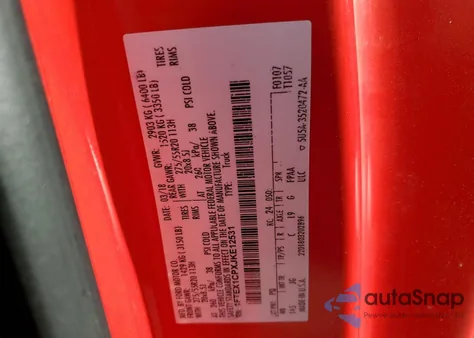 2018 Ford F150 Super Cab z USA, uszkodzony, nr VIN 1FTEX1CPXJKE12531